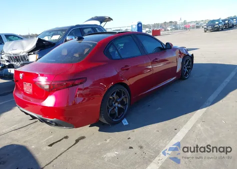 2018 Alfa Romeo Giulia Ti Sport Rwd z USA, uszkodzony, nr VIN ZARFAECN6J7563774